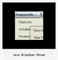 Java Dropdown Menue Horizontalen Navigationsmenues