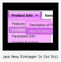 Java Menu Einfuegen In Css Stil Waagerechtes Menue Grafik