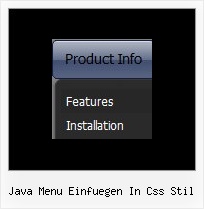 Java Menu Einfuegen In Css Stil Internetseite Dropdown Menue