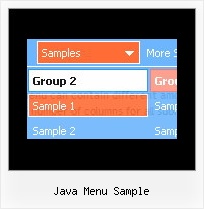 Java Menu Sample Dhtml Menu Slide