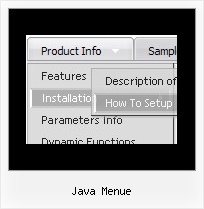 Java Menue Photoshop Buttons