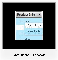 Java Menue Dropdown Js Script Menue