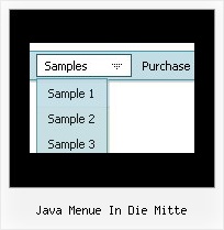 Java Menue In Die Mitte Css Rollout Menu