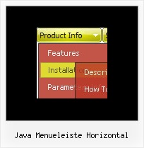 Java Menueleiste Horizontal Inline Menue Mit Javascript