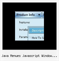 Java Menues Javascript Window Print Vista Menu Css