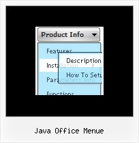 Java Office Menue Opencms Disable Submenu