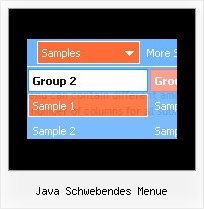 Java Schwebendes Menue Mouseover Menues