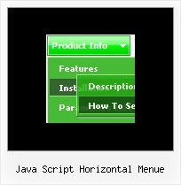 Java Script Horizontal Menue Javascript Image Menue