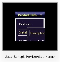 Java Script Horizontal Menue Html Pulldown Menue Beispiele