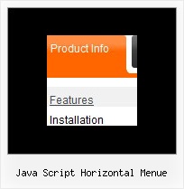 Java Script Horizontal Menue Menue Css Pulldown Code