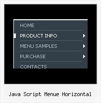 Java Script Menue Horizontal C Menue Dynamisch Aendern