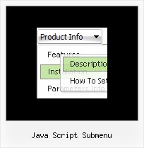 Java Script Submenu Dhtml Menu Modx