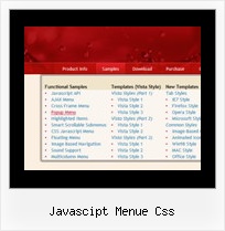 Javascipt Menue Css Scrollbares Menue