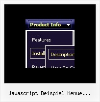 Javascript Beispiel Menue Mouseover Menu Auf Jeder Seite