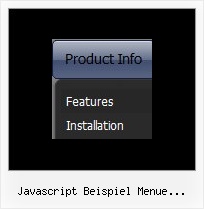 Javascript Beispiel Menue Mouseover Webseite Menue Aufbau Untermenue