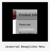 Javascript Bewegliches Menu Css Menue Sitil