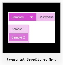 Javascript Bewegliches Menu Css Menue Erzeugen