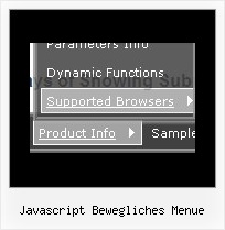 Javascript Bewegliches Menue Ordner Struktur