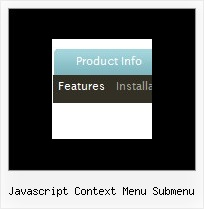 Javascript Context Menu Submenu Button Editor