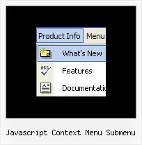 Javascript Context Menu Submenu Yaml Mehrer Menues