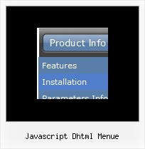 Javascript Dhtml Menue Menue Javascript Css