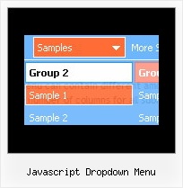 Javascript Dropdown Menu Html Menue Beispiel