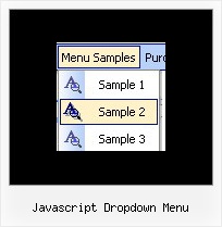 Javascript Dropdown Menu Pop Up Javascript