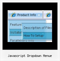 Javascript Dropdown Menue Menue Bei Schwebendes Events