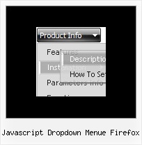 Javascript Dropdown Menue Firefox Menue Html Muster