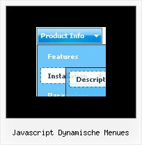 Javascript Dynamische Menues Static Menu Mit Submenu