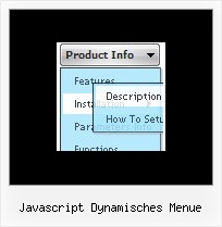 Javascript Dynamisches Menue Dynamisches Horizontales Menue