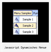 Javascript Dynamisches Menue Baum Zusammenbruch