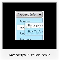 Javascript Firefox Menue Html Menubar