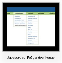 Javascript Folgendes Menue Dhtml Menue Beispiele