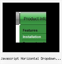 Javascript Horizontal Dropdown Menu Css Menu Sample