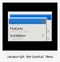 Javascript Horizontal Menu Javascript Vertikalen Untermenue