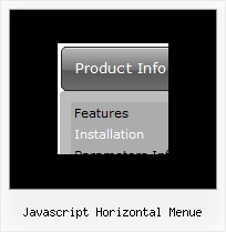 Javascript Horizontal Menue Menue Con Html