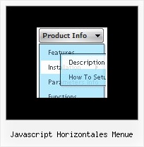Javascript Horizontales Menue Modxcms Wayfinder Submenu Nach Topmenu