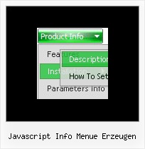 Javascript Info Menue Erzeugen Navigation Bilder