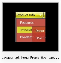 Javascript Menu Frame Overlap Problem Css Menue Hintergrund Ueber