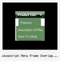 Javascript Menu Frame Overlap Problem Menuezeile Xp Stil