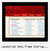 Javascript Menu Frame Overlap Problem Horizontales Menue Mit Abgerundeten Ecken