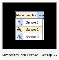 Javascript Menu Frame Overlap Problem Dropdown Menu Open All Submenus