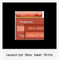 Javascript Menu Immer Mitte Button Editor