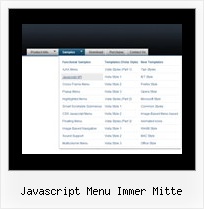 Javascript Menu Immer Mitte Fly Menue