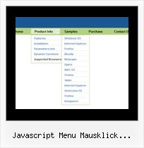 Javascript Menu Mausklick Schliessen Javascript Web Menues