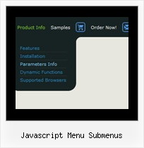Javascript Menu Submenus Gif Menue