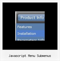 Javascript Menu Submenus Delux Menues