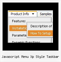 Javascript Menu Xp Style Taskbar Einfaches Dropdown Menue Css