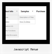 Javascript Menue Vorlagen Cascade Dropdown Menue